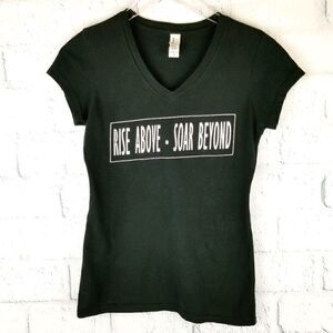 Very Important Tee District. Black graphic Tee.